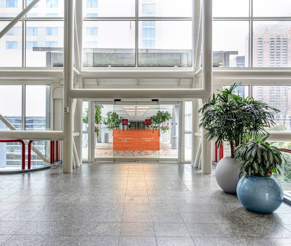 Hilton Sky Bridge Doors